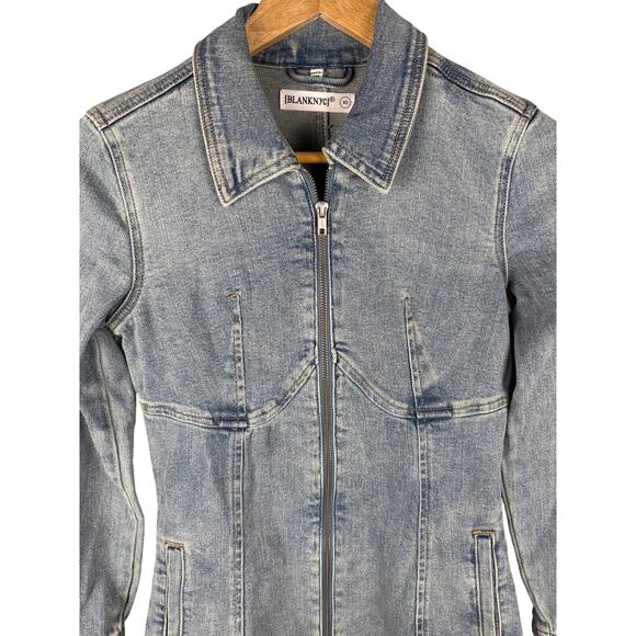 BLANKNYC Denim Mini Dress Smooth Talker‎ Size XS - Picture 6 of 11